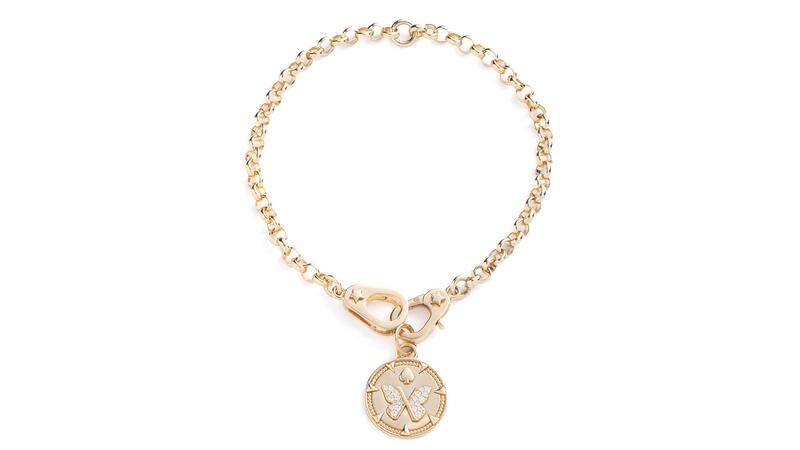Sister Hook Bracelet With Butterfly Medallion